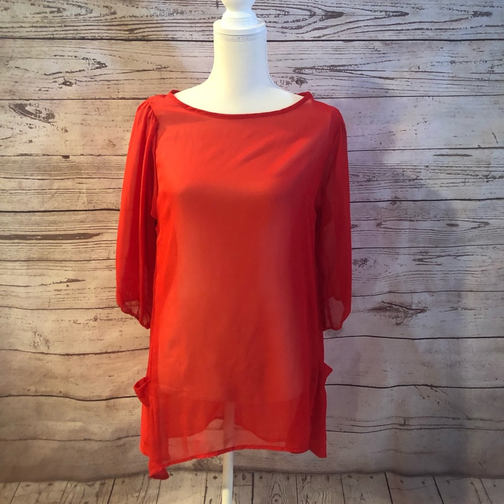 Women’s red blouse